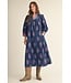 Anna Navy Floral Print Midi Dress