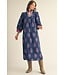 Anna Navy Floral Print Midi Dress