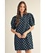 Carson Hunter Green Polka Dot Dress