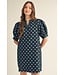 Carson Hunter Green Polka Dot Dress