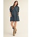 Carson Hunter Green Polka Dot Dress