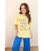 Dilly Dallying Butter Yellow Tee
