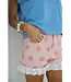 Pink Dot Party Denim Ruffle Short