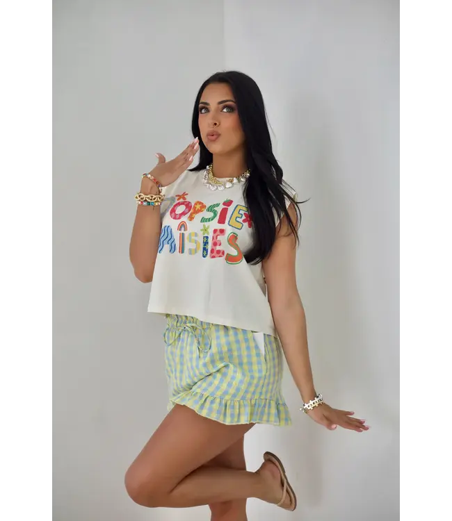 Lemon Drop Ruffle Short