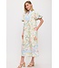 April White Floral Maxi Dress
