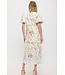 April White Floral Maxi Dress