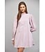 Poppy Dusty Lilac Striped Floral Dress