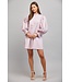 Poppy Dusty Lilac Striped Floral Dress