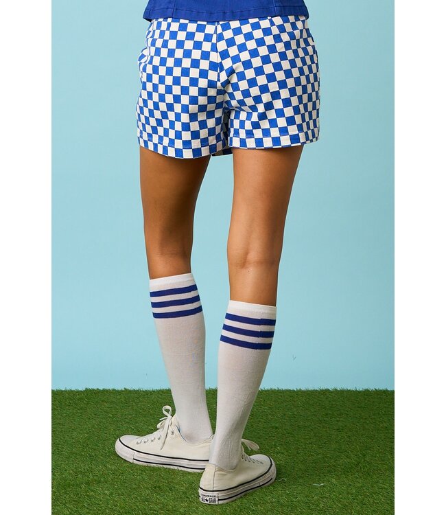 Jesse Royal Checkered Mini Skort