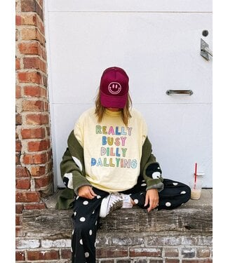 Etta & East Shop Dilly Dallying Butter Yellow Tee