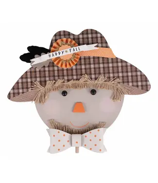 Happy Fall Scarecrow Topper