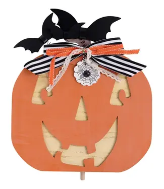 Spooky Jack-o-Lantern Topper