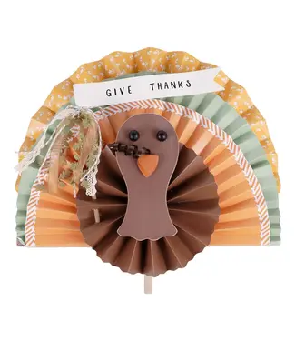 Give Thanks Turkey Topper