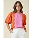 Kristie Sunset Scallop Top
