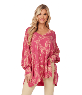 Paxton Pink Leopard Sweater