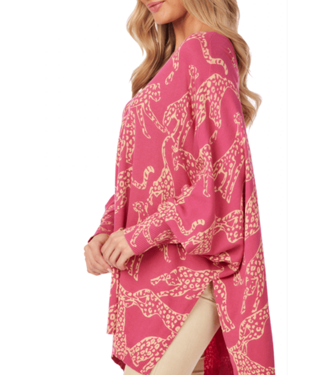 Paxton Pink Leopard Sweater