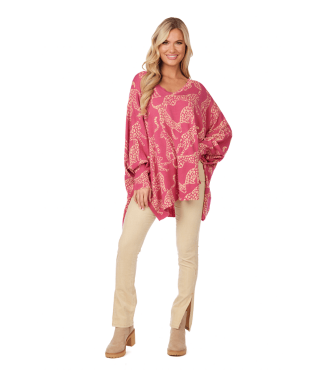 Paxton Pink Leopard Sweater