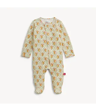 Magnificent Baby Fleur Sauvage Magnetic Footie