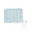 Petite Fleur Blue Roadie Medium Zip Pouch
