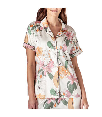 Bloom Service Satin Pajama Top