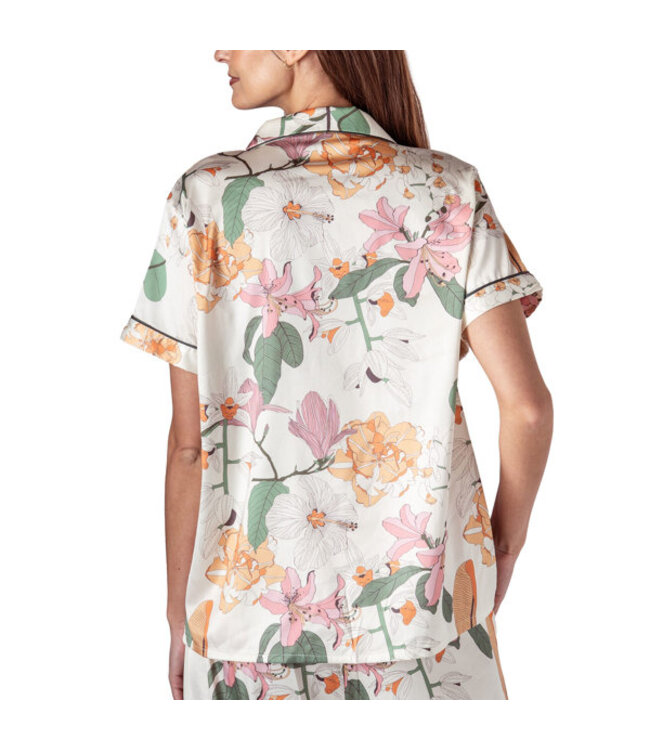 Bloom Service Satin Pajama Top
