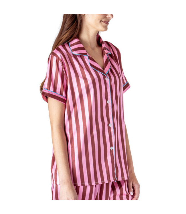 Mon Cheri Satin Pajama Top
