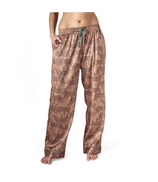 Feline Comfy Satin Pajama Pants