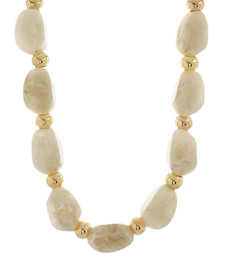 Beige Abby Necklace