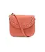 Joy Susan Coral Lazer Cut Daisy Flap Crossbody