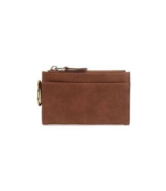Joy Susan Bobbie Saddle Bifold Wallet with Carabiner
