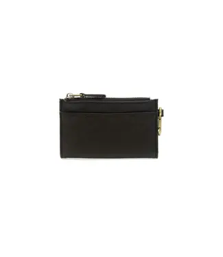 Joy Susan Bobbie Black Bifold Wallet with Carabiner