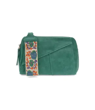 Joy Susan Gigi Green Crossbody with Woven Wrist Strap