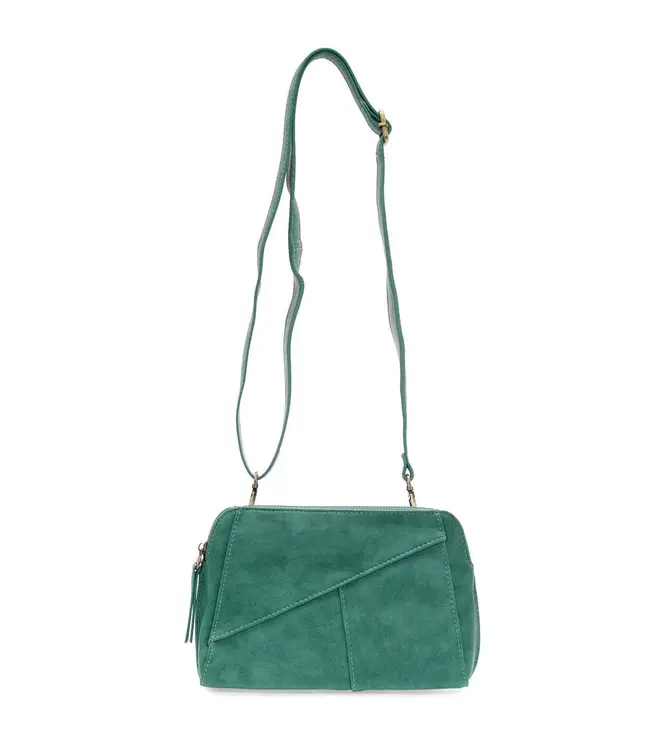 Joy Susan Gigi Green Crossbody with Woven Wrist Strap