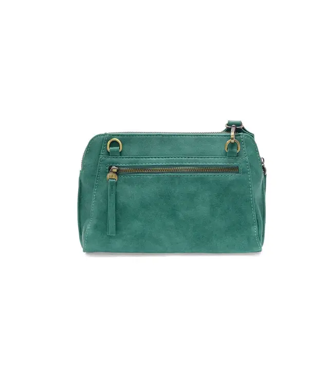 Joy Susan Gigi Green Crossbody with Woven Wrist Strap
