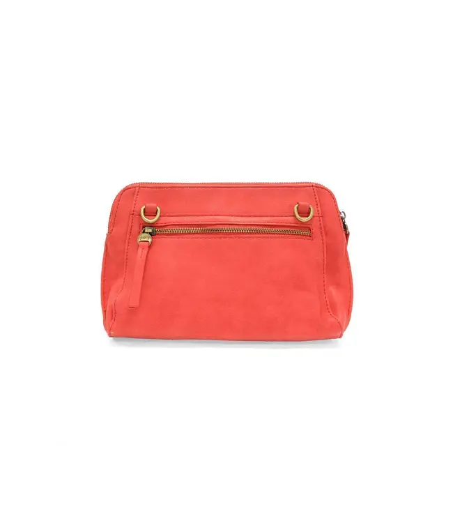 Joy Susan Gigi Sizzling Red Crossbody with Woven Wrist Strap