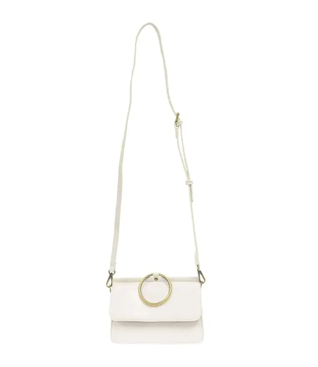 Joy Susan Aria White Ring Bag