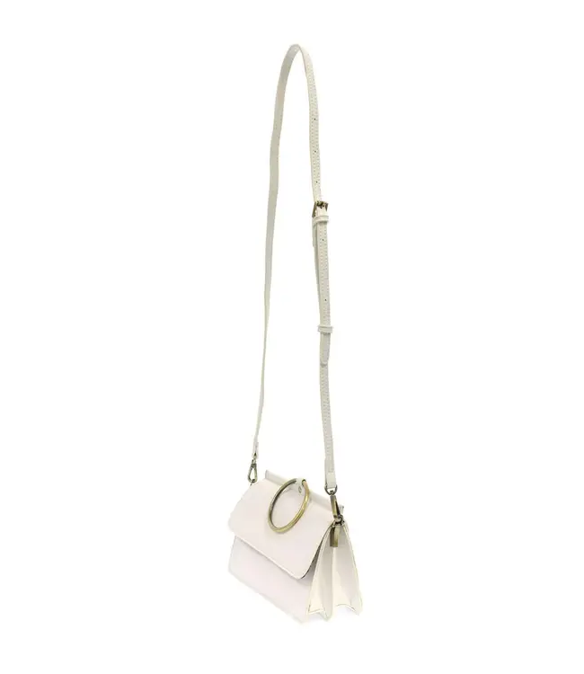 Joy Susan Aria White Ring Bag