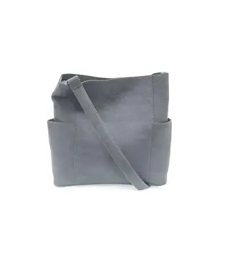 Joy Susan Kayleigh Blue Bucket Bag