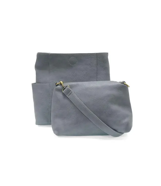 Joy Susan Kayleigh Blue Bucket Bag