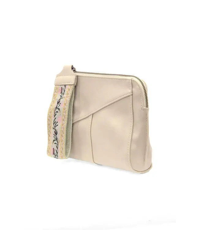 Joy Susan Gigi Cotton Crossbody with Woven Wrist Strap