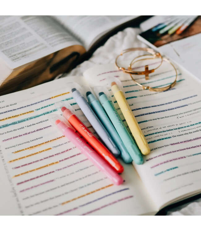 Pastel Bible Highlighter Set