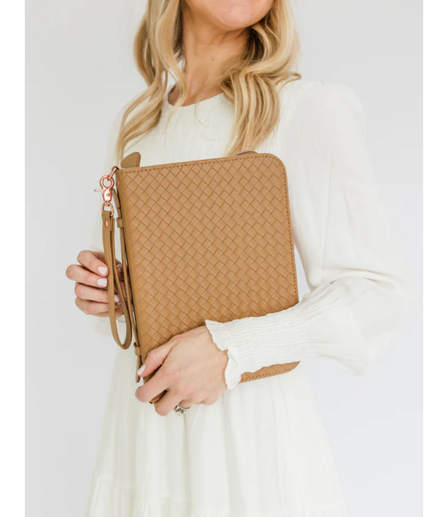 Caramel Crossbody Bible Case