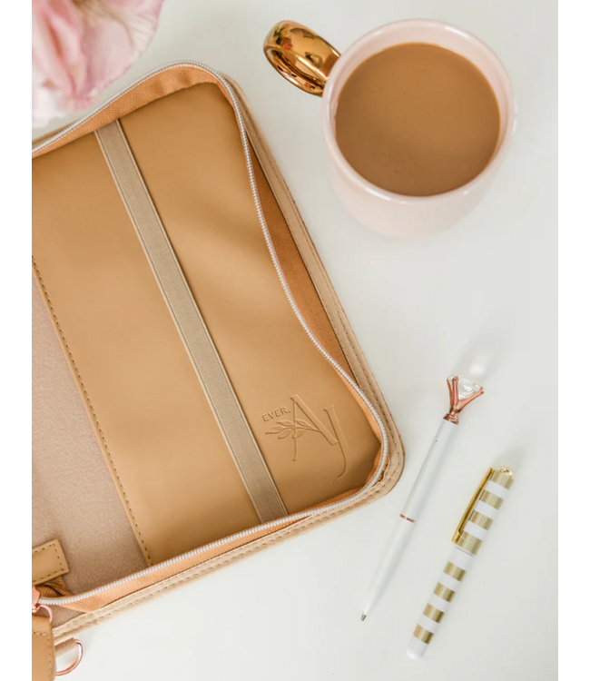 Caramel Crossbody Bible Case