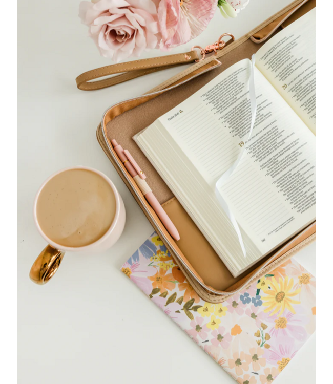 Caramel Crossbody Bible Case