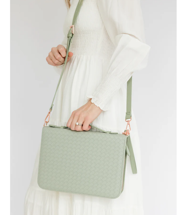 Sage Crossbody Bible Case
