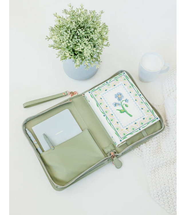 Sage Crossbody Bible Case
