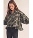 Shelia Washed Vintage Camo Denim Top
