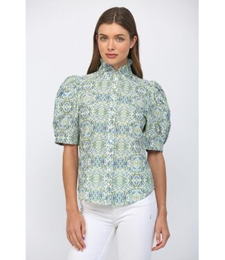 Fate Shellie Green Abstract Top