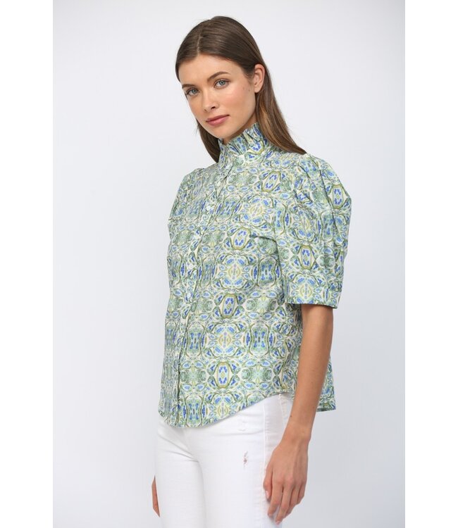 Shellie Green Abstract Top