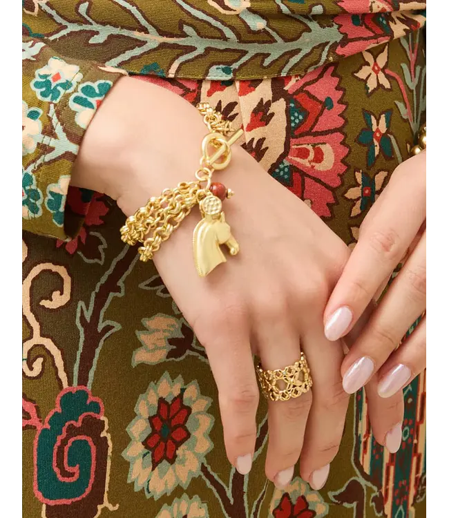 Spartina Gold Trixie Toggle Bracelet